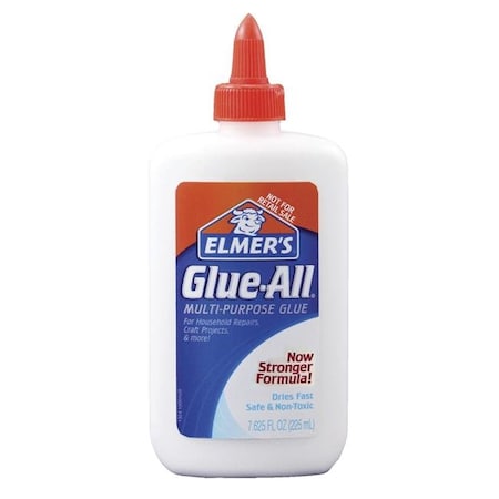 Elmers Elmers Glue-All Multi-Purpose Non-Toxic Glue; 8 Oz. Squeeze Bottle; White And Dries Clear 1337117